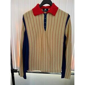 White Stag Red and Blue Striped Crewneck Sweater